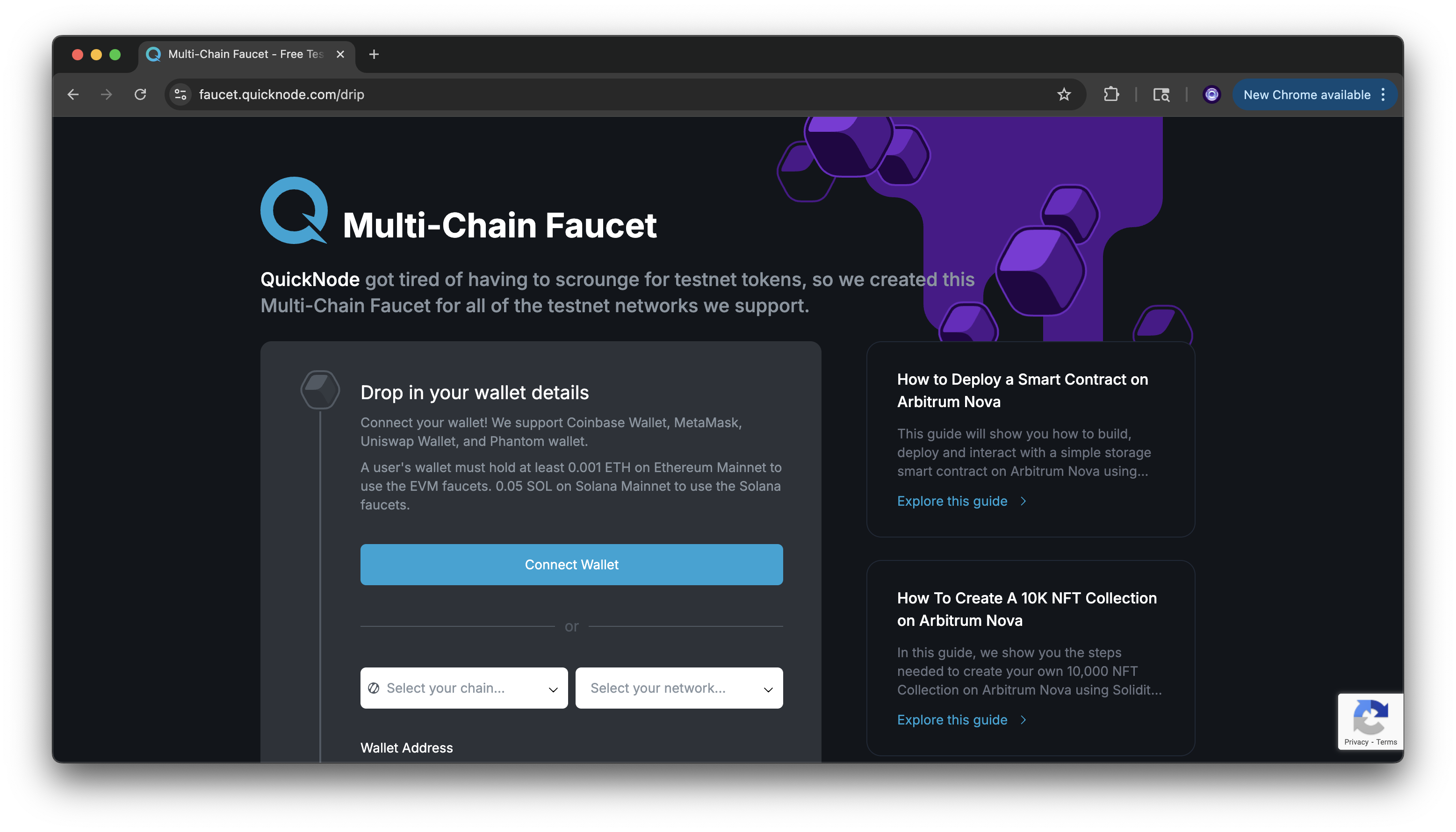 QuickNode Faucet