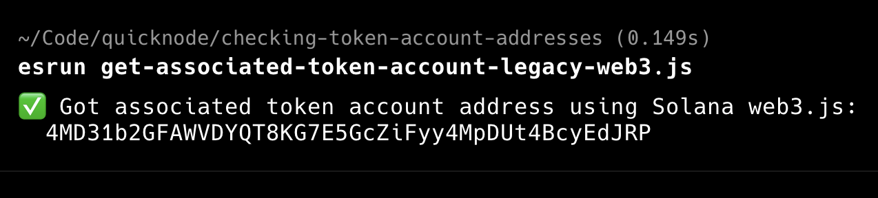 'Solana-Web3.js Results'