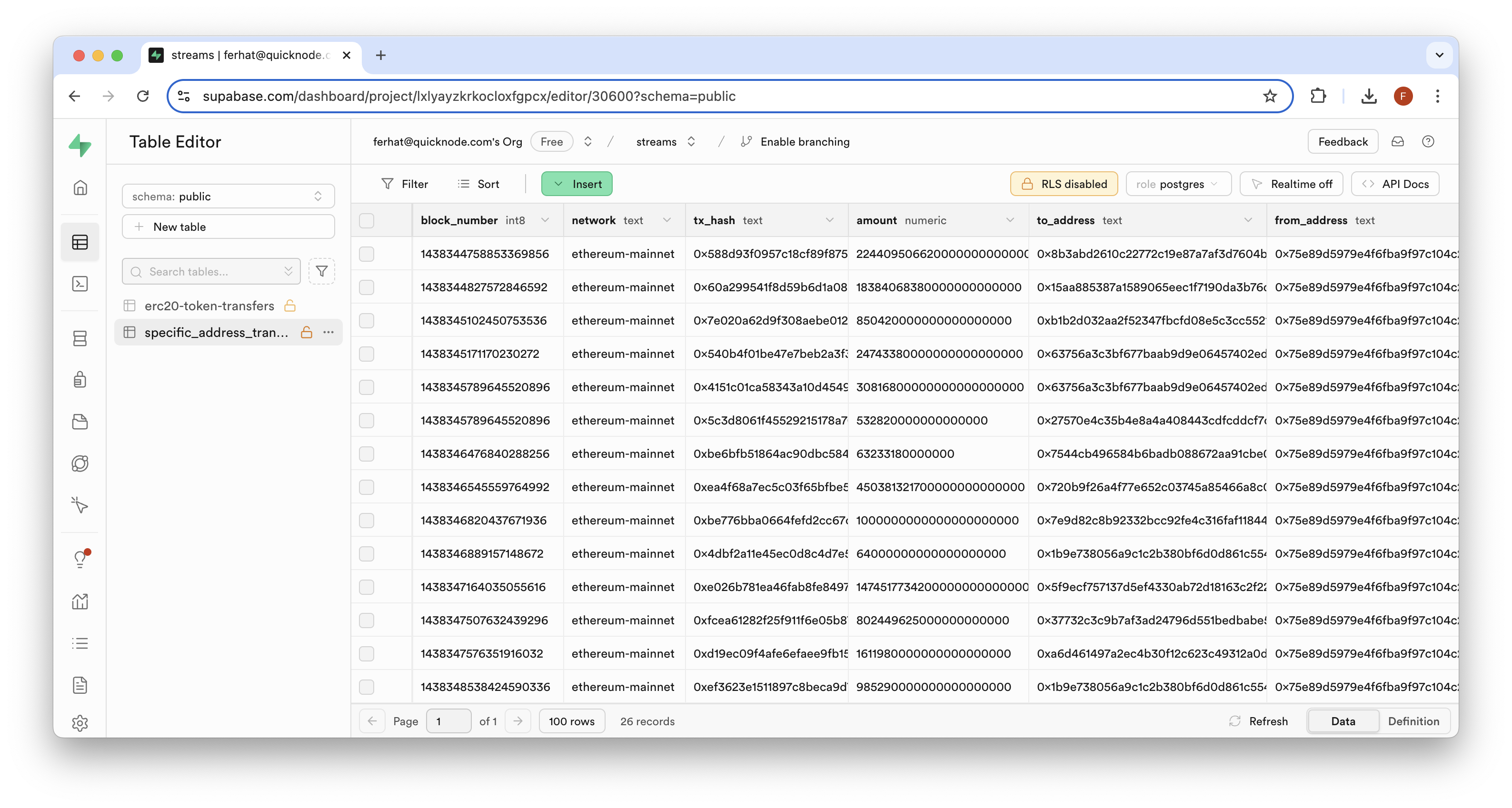 Supabase Table Viewer - Part 2